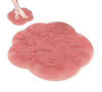 acupressuree Mat - Foot Scrubber Mat | Silicone Foot And Back Brush With Strong Suction Cups For Exfoliation, Bathroom, Non-Slip Foott exfoliatingg Dead Skin Remover For Heels