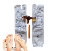 Acupresure Socks - Calzini per riflessologia del piede, per riflessologia dei passi, calzini per massaggio ai piedi, calzini con rilassamento senza precedenti, per riflessologia da donna, per uomini e