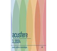 Acusfere. Suoni culture musicologie (2024). Vol. 3