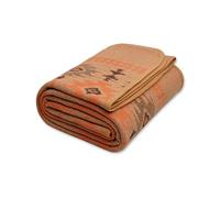 ACUSHLA Coperta da campeggio in lana merino, calda, spessa, lavabile, grande, ideale per campeggio all'aperto e tutte le stagioni, adatta per letto singolo Myers, marrone chiaro (217 x 160 cm, colore: