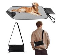 ACUSHLA Coperta da campeggio per animali domestici, 100 x 70 cm, impermeabile, calda, grande coperta da viaggio, per animali domestici, cane, gatto, tappetino per cani, pieghevole, per interni esterni