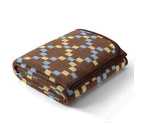 ACUSHLA Coperta in lana merino 58%, coperta coccolosa, grande, super morbida, coperta per divano, coperta da soggiorno, copriletto, coperta calda lavorata all'uncinetto invernale (160x200 cm | motivo