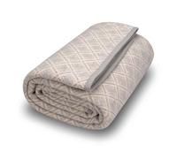 ACUSHLA Coperta in lana merino - Grande copriletto per divano letto, singolo, matrimoniale, comoda coperta per divani e letti, coperta morbida e calda, per picnic e campeggio, 63x79 pollici | 160 x