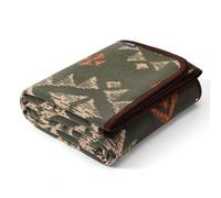 ACUSHLA Coperta in lana merino, spessa, calda, lavabile, per soggiorno, divano, letto, all'aperto, picnic, viaggi, campeggio, per tutte le stagioni, (160 x 200 cm, stile navajo)