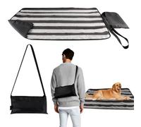ACUSHLA Coperta pieghevole impermeabile per animali domestici, coperta da campeggio, per cani e gatti, coperta riscaldante con borsa 100 x 70 cm, per interni ed esterni, grande coperta da viaggio per