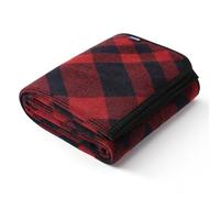 ACUSHLA Coperta scozzese in lana merino, grande, calda, lavabile, in tartan, coperta da soggiorno, per letto, divano, auto, ufficio, picnic, viaggi, per tutte le stagioni, (160 x 200 cm, motivo