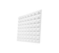 Acustica professionale for studi e cabine vocali - Schiuma acustica PU insonorizzata for ridurre l'inquinamento acustico Per Auto, Studio, Casa(White)