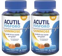 Acutil Fosforo Gommose, Integratore Multivitaminico Alimentare con Fosfoserina e