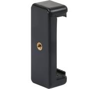 Acuvar - Supporto universale per treppiede per smartphone con due punti di montaggio per iPhone, Android e tutti gli smartphone fino a 8,9 cm di larghezza + panno in microfibra