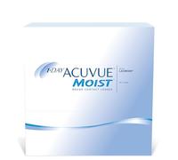 Acuvue 1-DAY Acuvue MOIST con tecnologia LACREON; Lenti a contatto giornaliere; Protezione UV;-8.00 diottrie; BC 9.0; DIA 14.20; 90 lenti