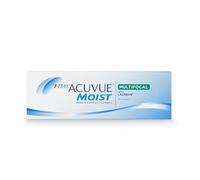 Acuvue 1-DAY ACUVUE MOIST MULTIFOCAL; Lenti a contatto giornaliere; Visione chiara e nitida sia da lontano che da vicino; Protezione UV;-4.50 diottrie; BC 8.4; DIA 14.30; ADD Low; 30 lenti