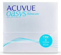 ACUVUE OASYS 1-Day con tecnologia HydraLuxe, Lenti a contatto giornaliere; Visione chiara e nitida e comfort elevato; Protezione UV;+4.25 diottrie; BC 9.0; DIA 14.30; 90 lenti