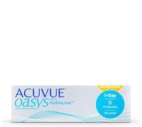 ACUVUE OASYS 1-Day per astigmatismo; Lenti a contatto giornaliere; visione chiara e stabile per tutto il giorno,comfort elevato;-8.00 diottrie; Cilindro -1.75 ; Asse 10 ; BC 8.5; DIA 14.30; 30 lenti