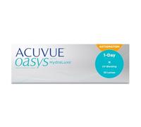 ACUVUE OASYS 1-Day per astigmatismo; Lenti a contatto giornaliere; visione chiara e stabile per tutto il giorno,comfort elevato;+3.00 diottrie; Cilindro -0.75 ; Asse 20 ; BC 8.5; DIA 14.30; 30 lenti