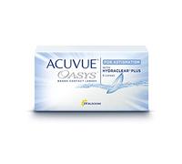 Acuvue OASYS for ASTIGMATISM con tecnologia HYDRACLEAR PLUS - Lenti a contatto quindicinali -protezione UV,-0.25 diottrie, Cilindro -2.75, Asse 180, BC 8.6, DIA 14.50, 6 lenti