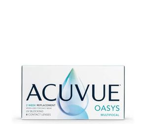 ACUVUE OASYS MULTIFOCAL - Lenti a contatto quindicinali per la presbiopia - Protezione UV;-5.50 diottrie; BC 8.4; DIA 14.30; ADD Low; 6 lenti