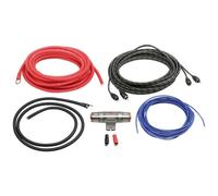 KIT CABLAGGIO INSTALLAZIONE AMPLIFICATORE SUBWOOFER AUTO CAVI AUDIO RCA 10MM