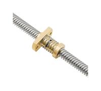 ACVACV Vite di Comando T8 SS con Dado Caricato a Molla Anti Gioco Eliminazione dello Spazio Vuoto Guarnizioni in Ottone, for Filettatura 3D 8 mm Parti trapezoidali Passo 2 mm(100mm)