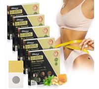 ACWOO Cerotti Dimagranti al Veleno D'api, 5 scatole Cerotti Dimagranti per Il Drenaggio Linfatico, Traspirante Cerotti Linfatici er le Curve del Corpo, Eliminare la Cellulite, Lenitivo e Rilassante