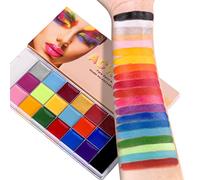 ACWOO Face Body Paint, 20 Colori Pittura Corpo, Pittura an Olio Professional Flash Tattoo Makeup Palette Pittura Art Halloween Party Fancy Dress Beauty Palette