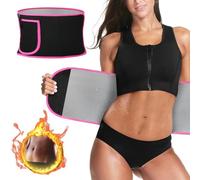 ACWOO Fascia Addominale Dimagrante, Regolabile Cintura Dimagrante Addominale con Tasca, Fascia Dimagrante Uomo Donna, Fascia Sauna Accelerare Combustione dei Grassi, Pancera Dimagrante per Fitness