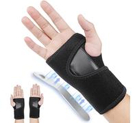 ACWOO Fascia da Polso, Supporto Polso, Tutore Polso per Sollievo dal Dolore Traspirante e Regolabile per Tunnel Carpale, Slogature, Tendinite e Artrite Unisex (Mano Destra)