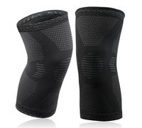 ACWOO Ginocchiera Ortopedica, 2 Pezzi Tutore Ginocchio per Uomo e Donne, Fascia a Compressione, Ginocchiera Sportiva Supporto per Artrite, Corsa, Dolore alle Articolazioni, Lesioni dei Legamenti (XL)