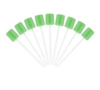 ACWOO Spugna per Igiene Orale, 100 PCS Bastoncini per La Pulizia per Bocca, Conveniente Sterili Tamponi Monouso, Igiene Orale Bastoncini per Igiene Orale, Medica, Denti (Verde)