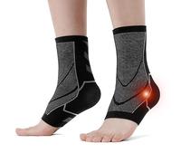 ACWOO Supporto per Caviglia, 2 Pezzi Supporto per Caviglia Elastica, Traspirante Cavigliera Tutore Sportiva, Protezione Caviglia, Fornisce Il Supporto e La Facilità Dolori(L)