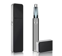ACWOO Taglia Peli Naso e Orecchie Professionale per Uomo, Indolore, Precisione Rifinitore con Luci a LED, A Batteria, Lame Rotanti a Doppio Taglio, Impermeabilità IPX7 (Nero)