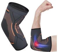 ACWOO Tutore Epicondilite Gomito, Tutore a Compressione per Gomito Unisex, Gomitiere Palestra, Supporta per Allevia Il Dolore Al Gomito Del, All'artrite e Tutti I Tipi di Sport(M)