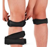 ACWOO Tutore Ginocchio, 2 Pezzi Cinturino Al Ginocchio per Tendinite Della Rotula, Ginocchiera Ortopedica Regolabile, Ginocchiera Sportiva per Supporto Articolare, Adatto a Corsa, Tennis, Basket