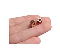 Acxico 2 Pz 0.5M12T 3mm Foro Foro 12 Denti Larghezza 5mm Modulo 0.5 Motore Metallo Spur Gear