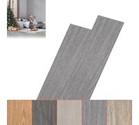 ACXIN 91,44 x 15,24 x 0,2 cm, pavimenti in PVC, autoadesivi, 18 pezzi, per circa 2,5 m², clic per pavimenti in vinile laminato, effetto legno (grigio)