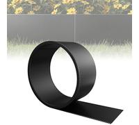 ACXIN Bordo per prato in metallo, altezza 15 cm, superficie zincata, versatile per pacciamatura di corteccia, come bordo di falciatura o anello dell'albero, robusto, flessibile e veloce da installare