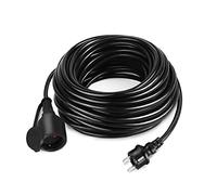 ACXIN Cavo di prolunga da 20 m, per esterni, con tappo di protezione, cavo di alimentazione, prolunga per contatto di protezione, per interni, esterni, 230 V, 16 A, IP44