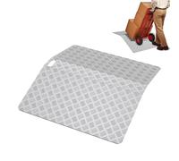 ACXIN Rampa per soglia della porta, rampa per sedia a rotelle, in alluminio, antiscivolo, portatile, con manici, portata 270 kg (80 x 70 x 10 cm)