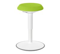 ACXIN Sgabello ergonomico da ufficio, altezza regolabile, 43 - 61 cm, con base antiscivolo, per casa e ufficio, verde, rotondo