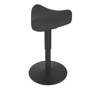 ACXIN Sgabello ergonomico da ufficio, altezza regolabile, 47-65 cm, con base antiscivolo, per casa e ufficio, colore nero