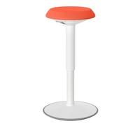 ACXIN Sgabello ergonomico da ufficio, altezza regolabile, 54-79 cm, con base antiscivolo, per casa e ufficio, arancione, rotondo