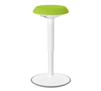 ACXIN Sgabello ergonomico da ufficio, altezza regolabile, 54-79 cm, con base antiscivolo, per casa e ufficio, verde, rotondo