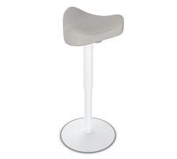 ACXIN Sgabello ergonomico da ufficio, altezza regolabile, 57-82 cm, con base antiscivolo, per casa e ufficio, grigio