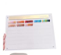 Acycoin2A 240 campioni di colori per unghie per nail art, espositore per smalto gel acrilico con punte finte e adesivi numerati
