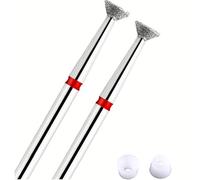 Acycoin2A - Punta diamantata a cono invertito da 4 mm, testa per lucidatura unghie, forma a disco volante per cuticole, pelle morta, colla e troppopieno, strumento professionale sicuro per manicure