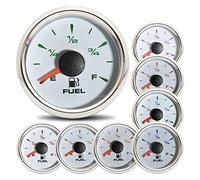 AD 8 Colori Retroilluminazione Serbatoio Olio Indicazione 52mm Misuratore Carburante Con 0-190ohm Livello Carburante Senor 100-500MM for Marine Car Gauge(Only)