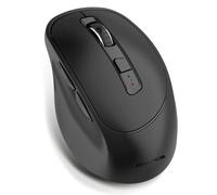 ADVANCE - ERGOFIT | Mouse Wireless Ergonomico Silenzioso Ricaricabile | Connettività Bluetooth e Wireless | Risoluzione 4800 DPI (Regolabile su 4 Livelli) | Mouse PC a 6 Pulsanti