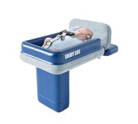 ad aeroplano, materasso gonfiabile per bambini, morbido materasso ad aria pieghevole con guardrail per campeggio, asilo, seggiolino auto, aereo, viaggi su strada