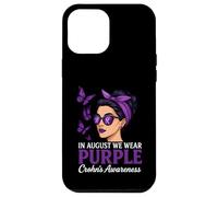 ad agosto Indossiamo la consapevolezza internazionale dell'overdose viola Custodia per iPhone 12 Pro Max