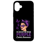 ad agosto Indossiamo la consapevolezza internazionale dell'overdose viola Custodia per iPhone 16 Plus