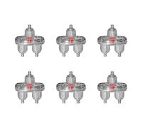 Ad alta efficienza Ossigeno Acquari Pompe Valvole Regolatore Flusso d'aria a basso rumore Pompe d'aria silenziose Accessori Valvole resistenti alla corrosione